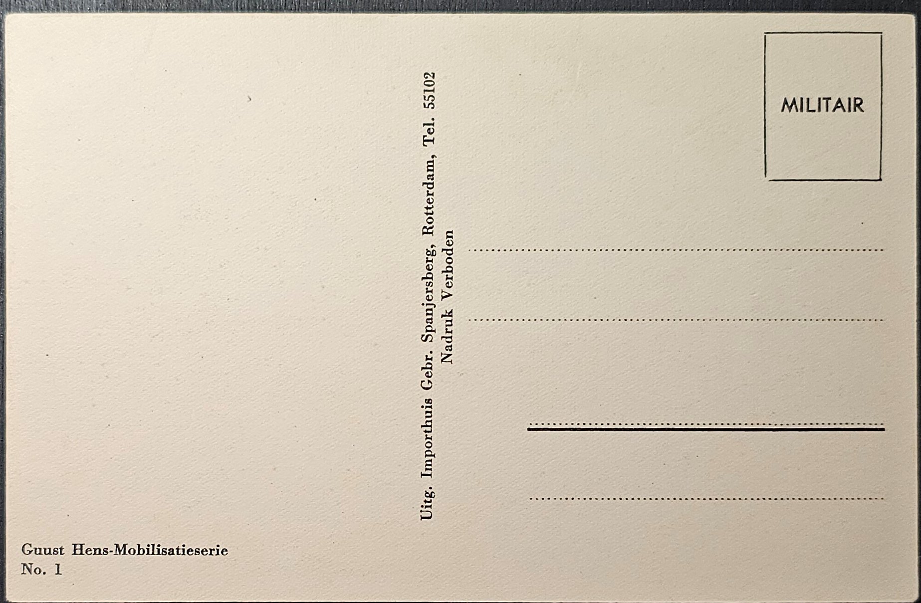 (image for) postcard Militaria #0049