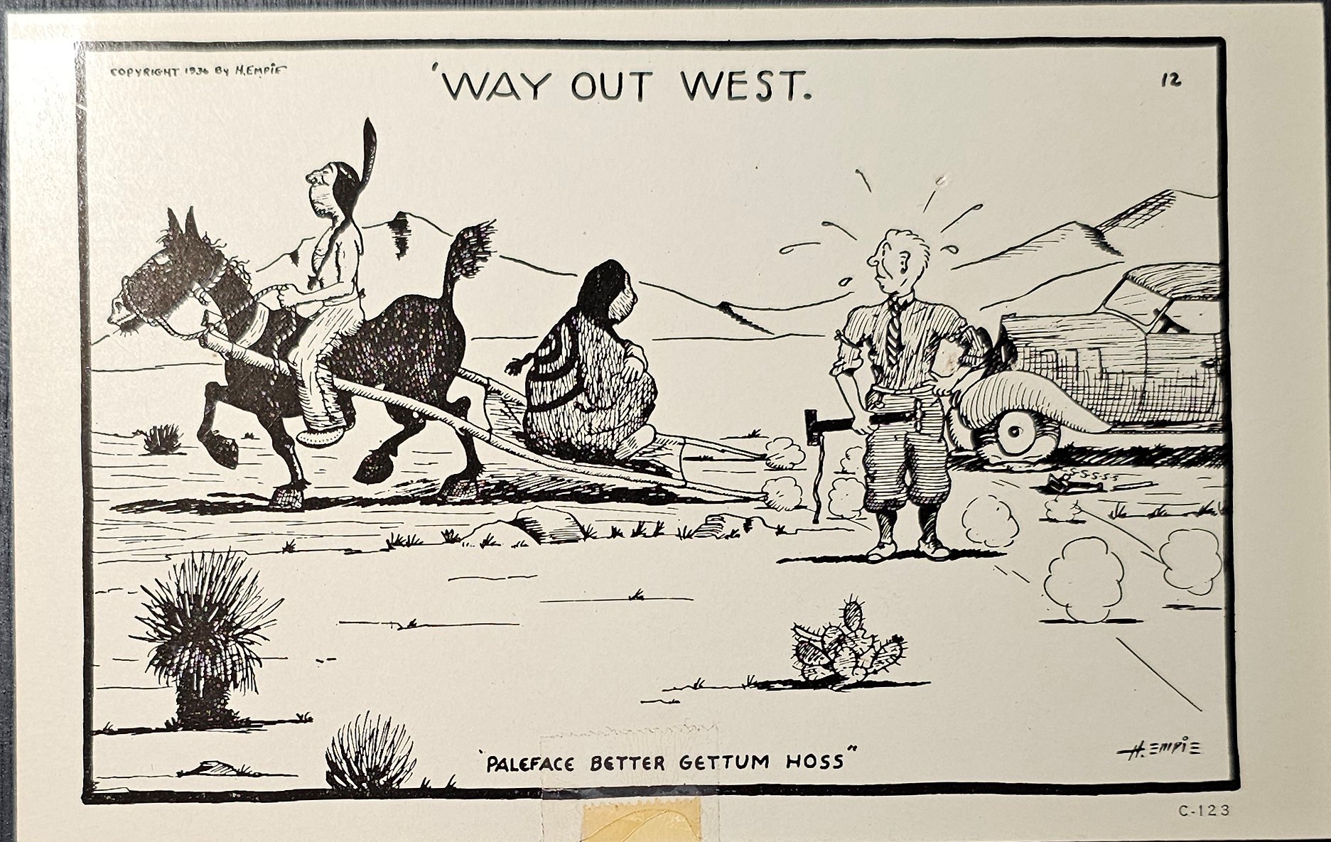 (image for) postcard Satire #0006