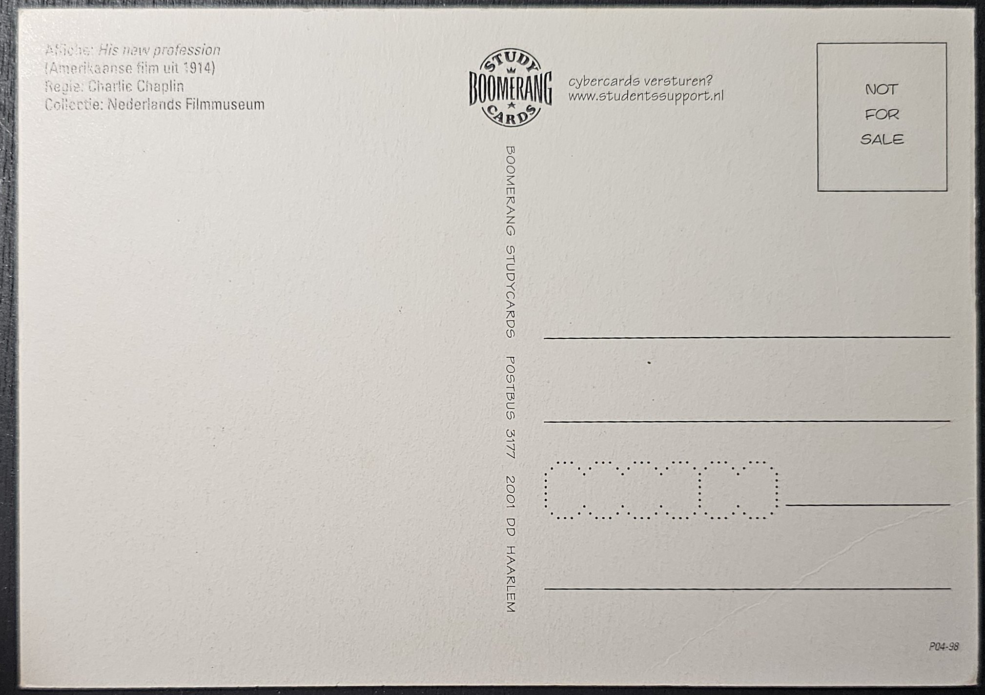 (image for) postcard Boomerang #0013