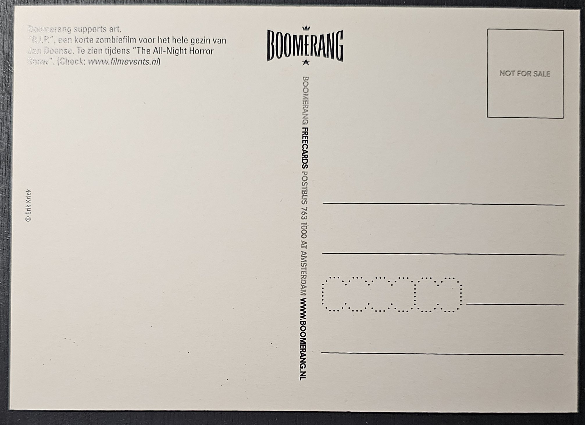 (image for) postcard Boomerang #0014