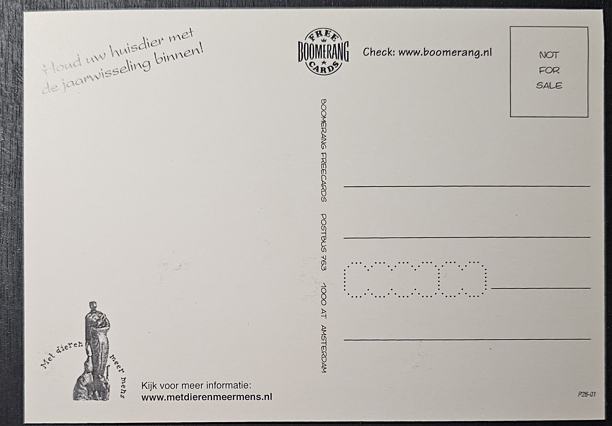 (image for) postcard Boomerang #0016