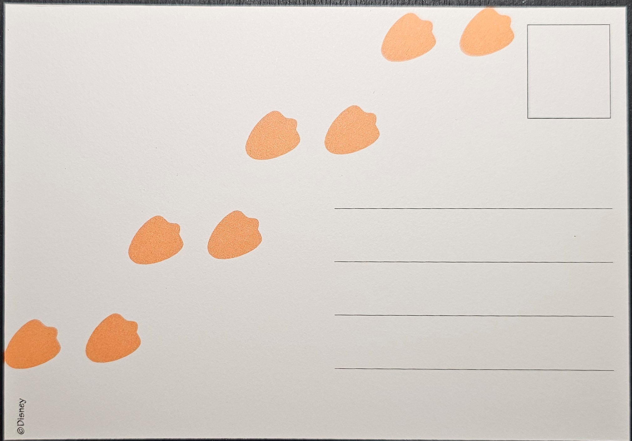 (image for) postcard DISNEY #0005