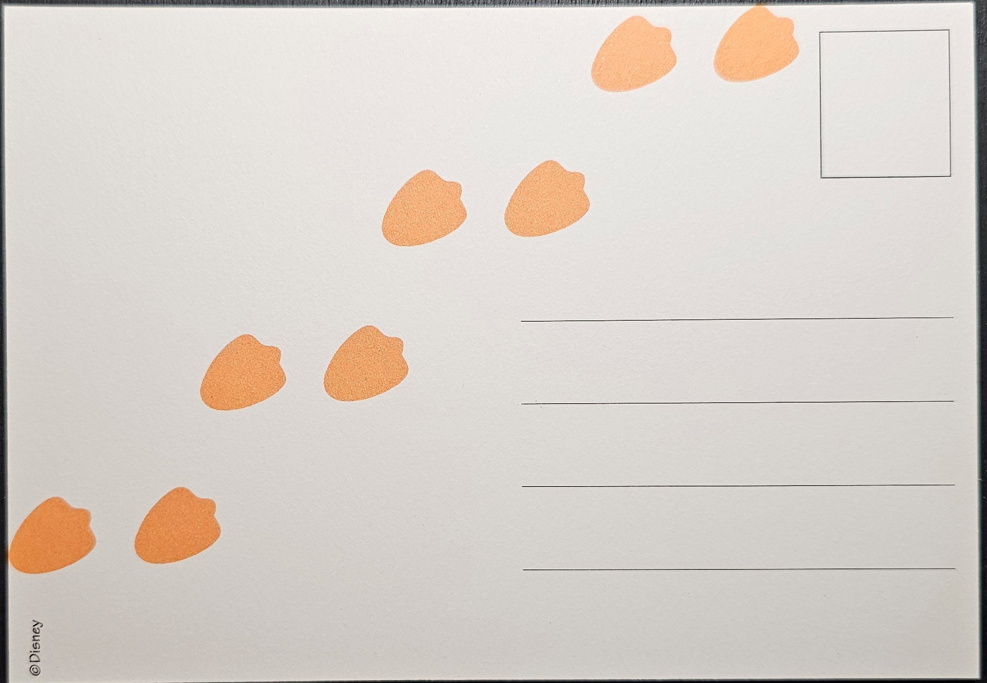 (image for) postcard DISNEY #0006