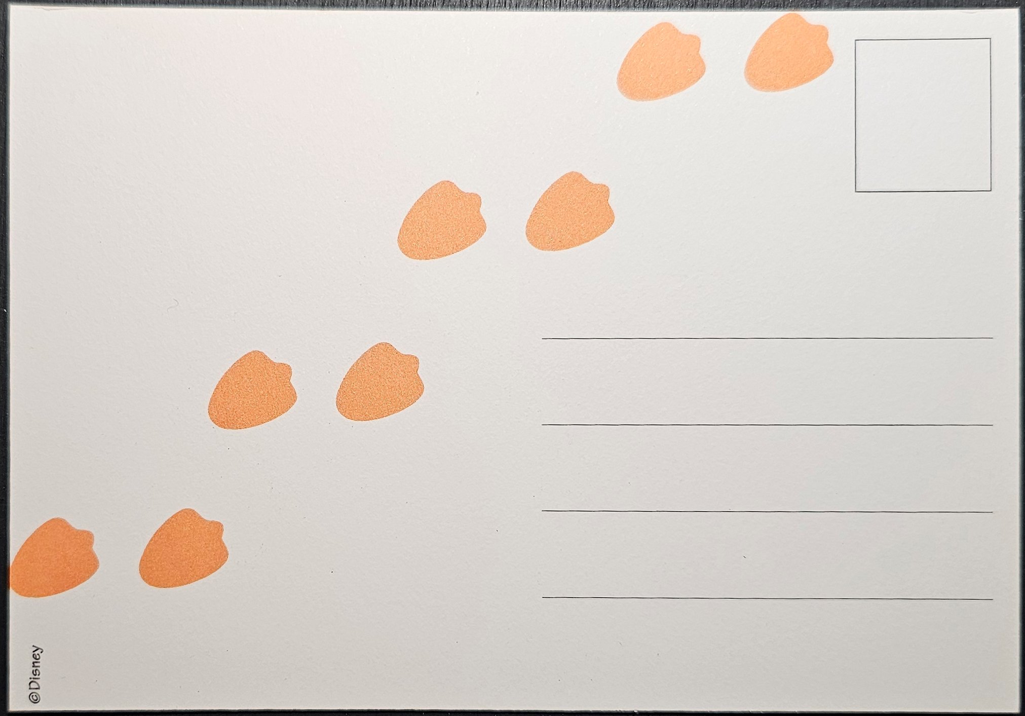 (image for) postcard DISNEY #0007