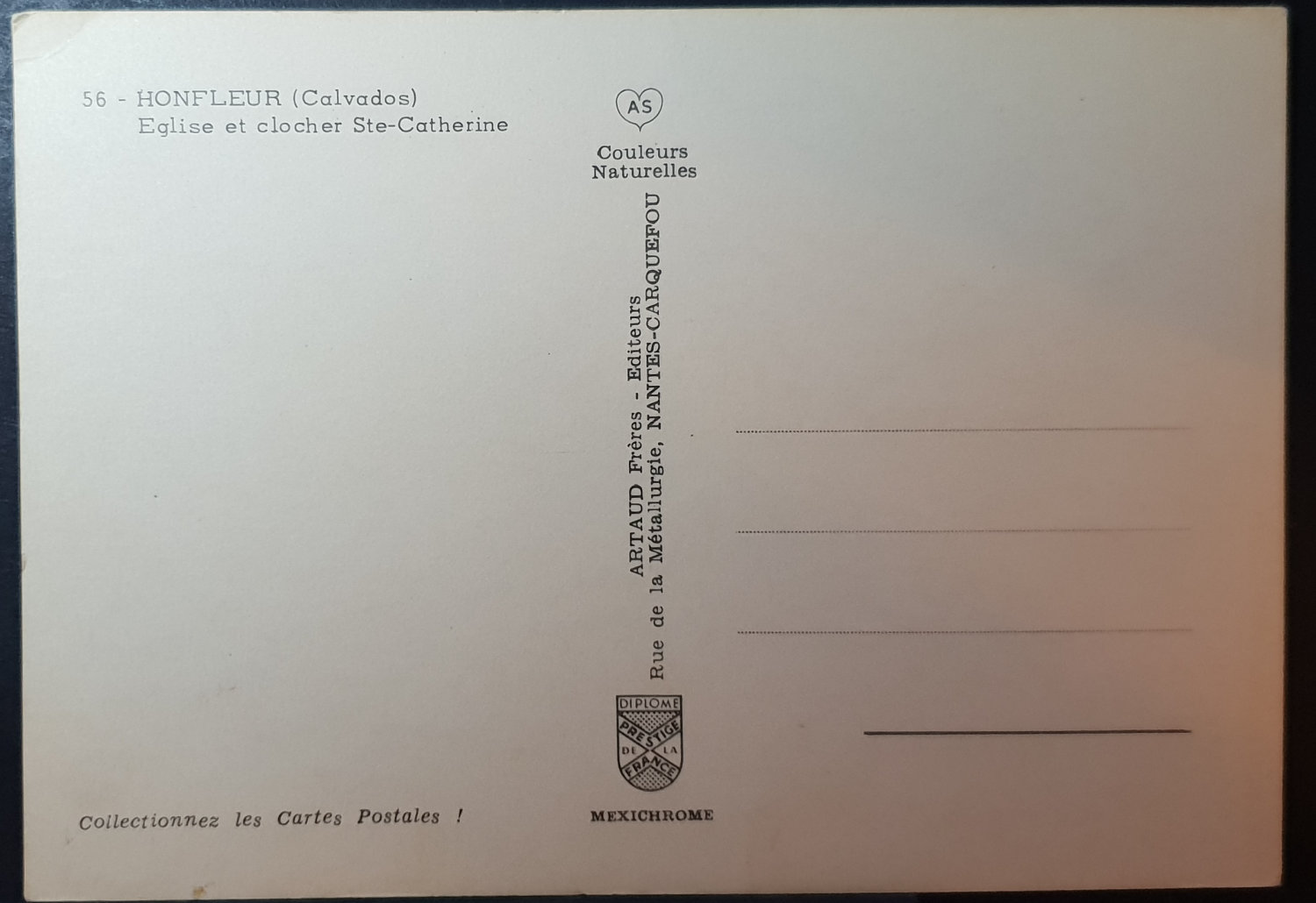 (image for) postcard France #0104