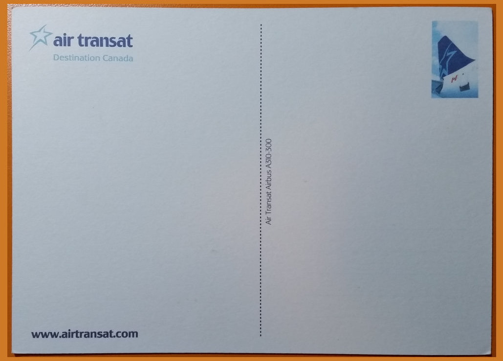 (image for) postcard AVIATION #0006