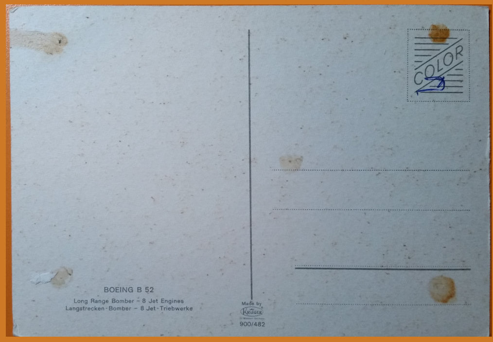 (image for) postcard AVIATION #0014