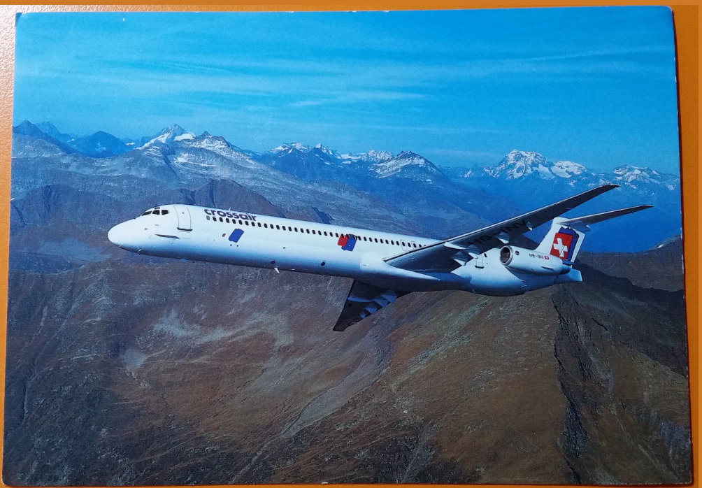 (image for) postcard AVIATION #0017