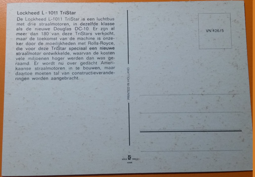 (image for) postcard AVIATION #0029