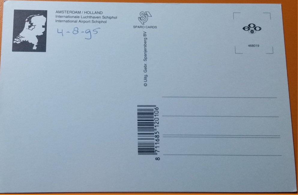 (image for) postcard AVIATION #0038