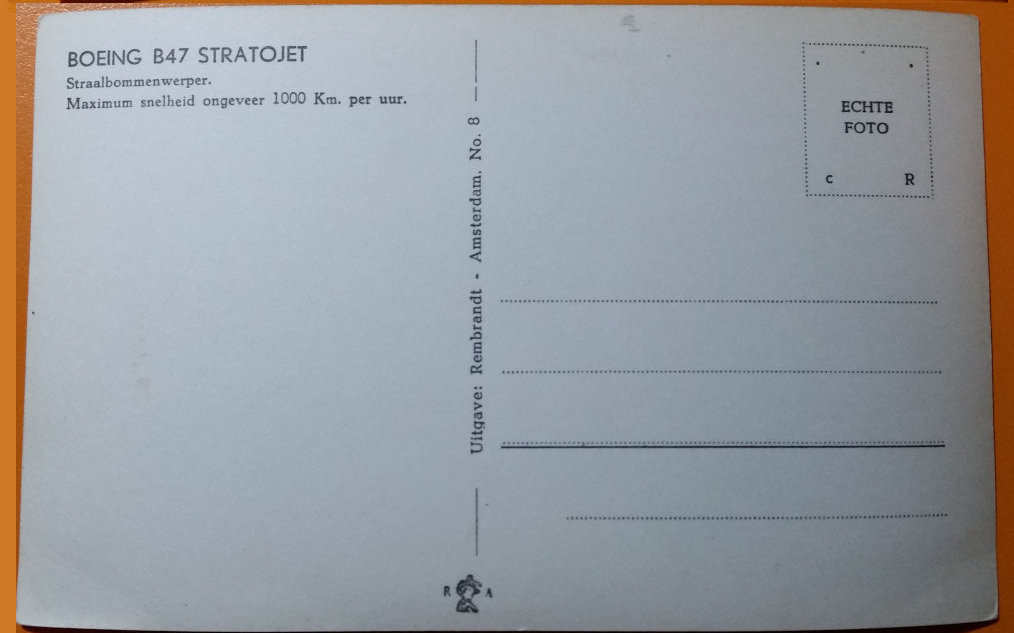 (image for) postcard AVIATION #0048