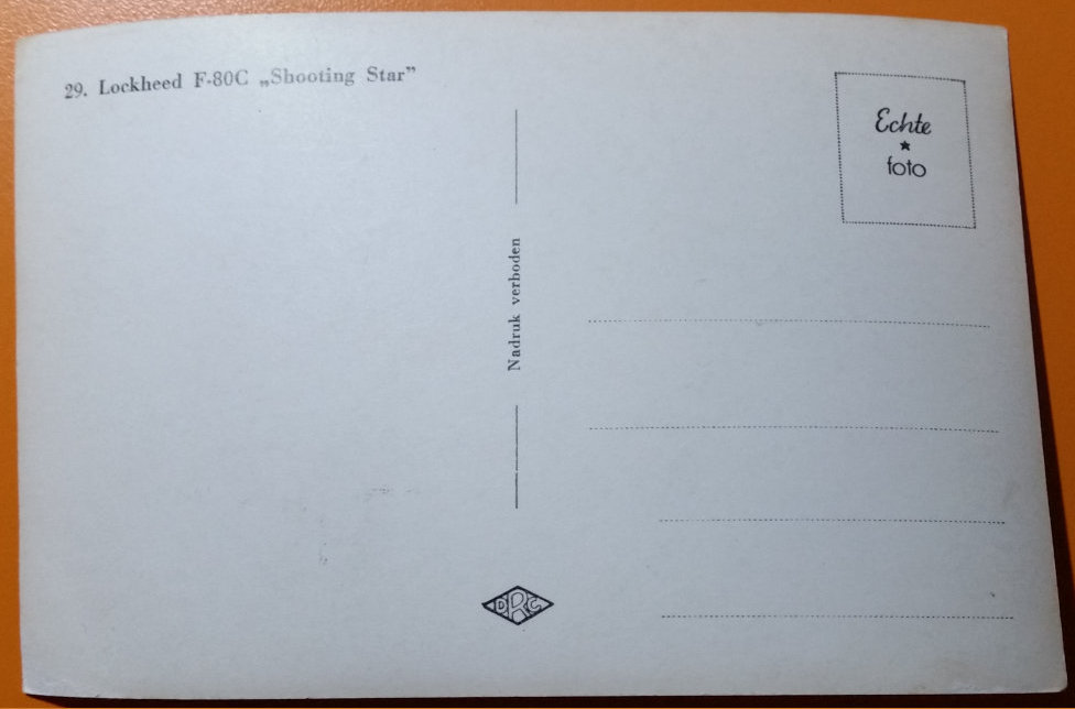 (image for) postcard AVIATION #0051