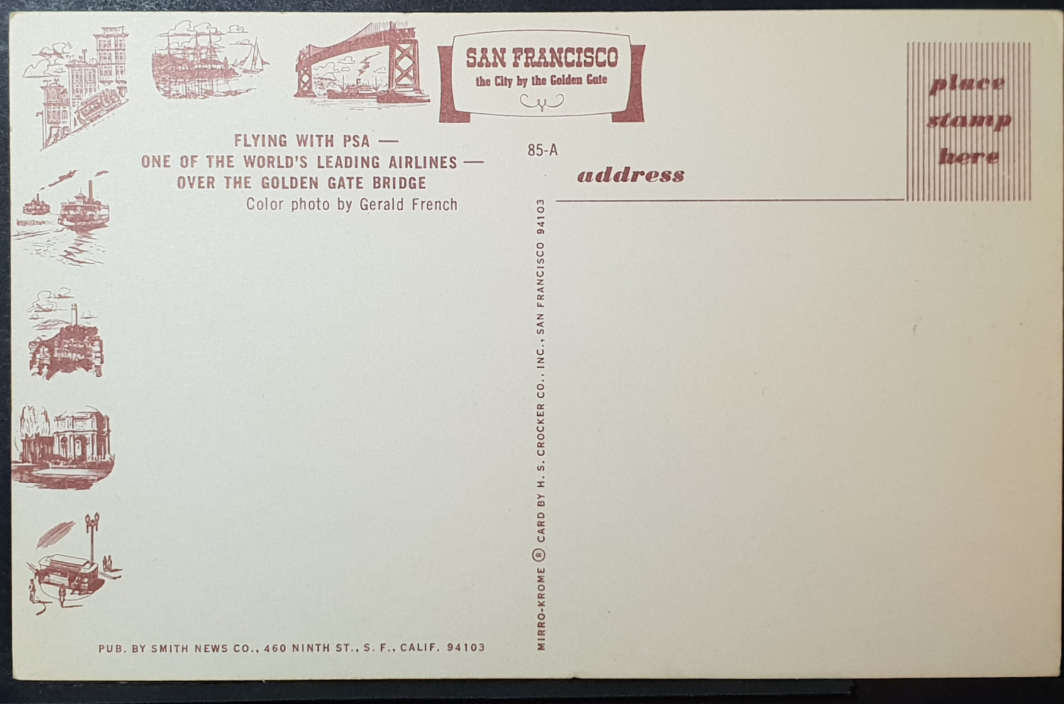 (image for) postcard AVIATION #0054