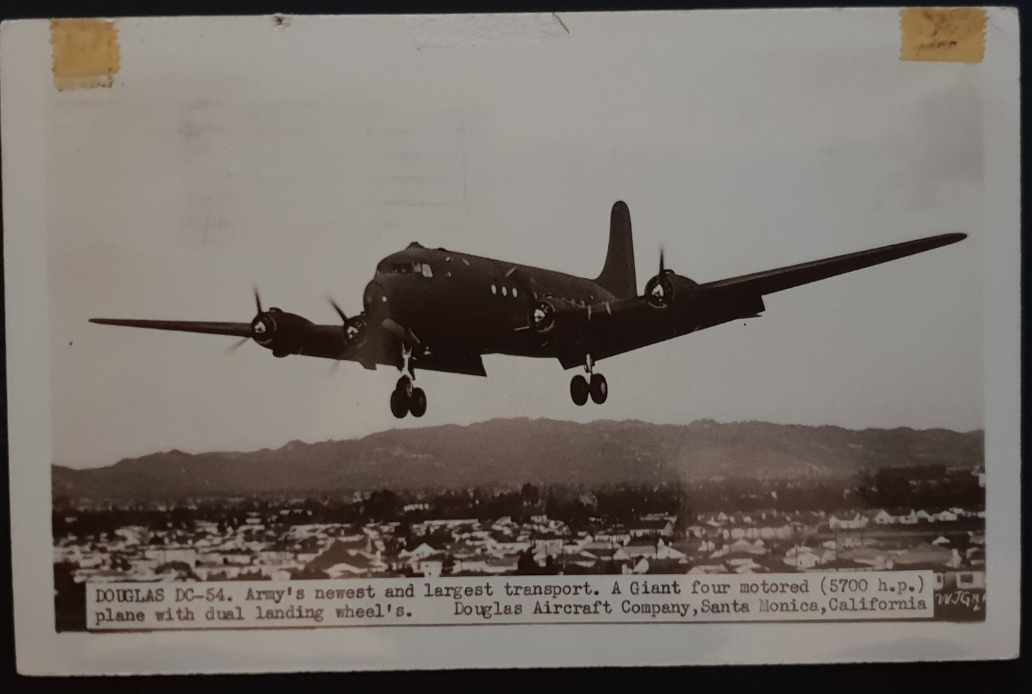 (image for) postcard AVIATION #0055