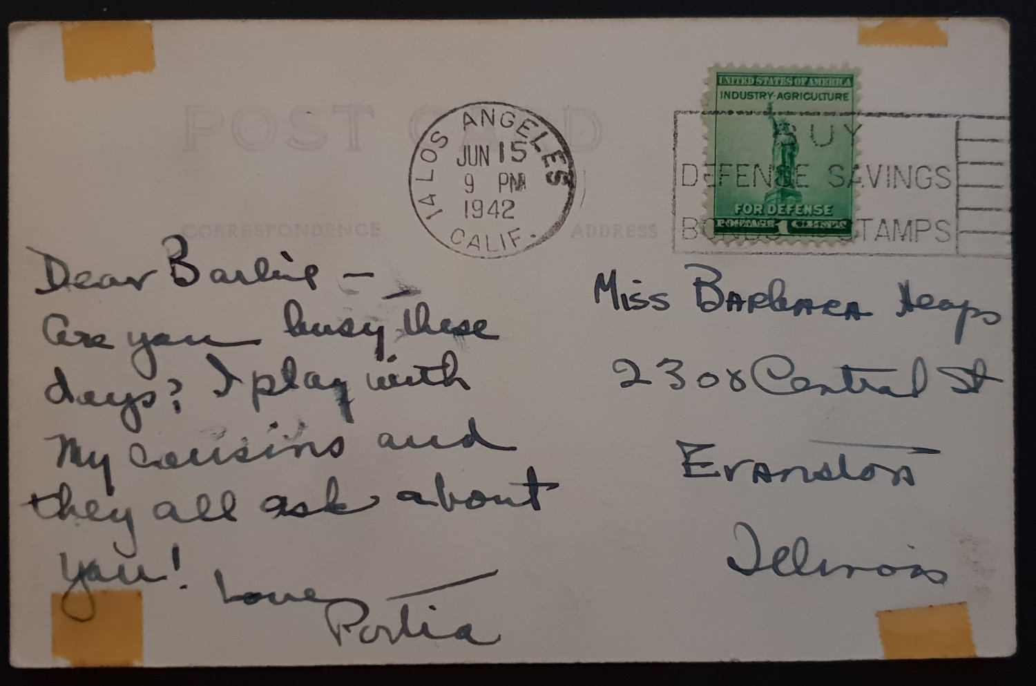 (image for) postcard AVIATION #0060