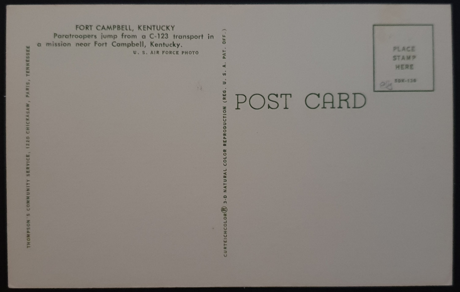 (image for) postcard AVIATION #0065