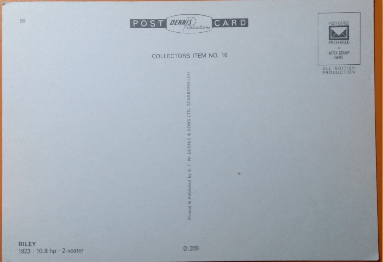 (image for) postcard CAR #0002