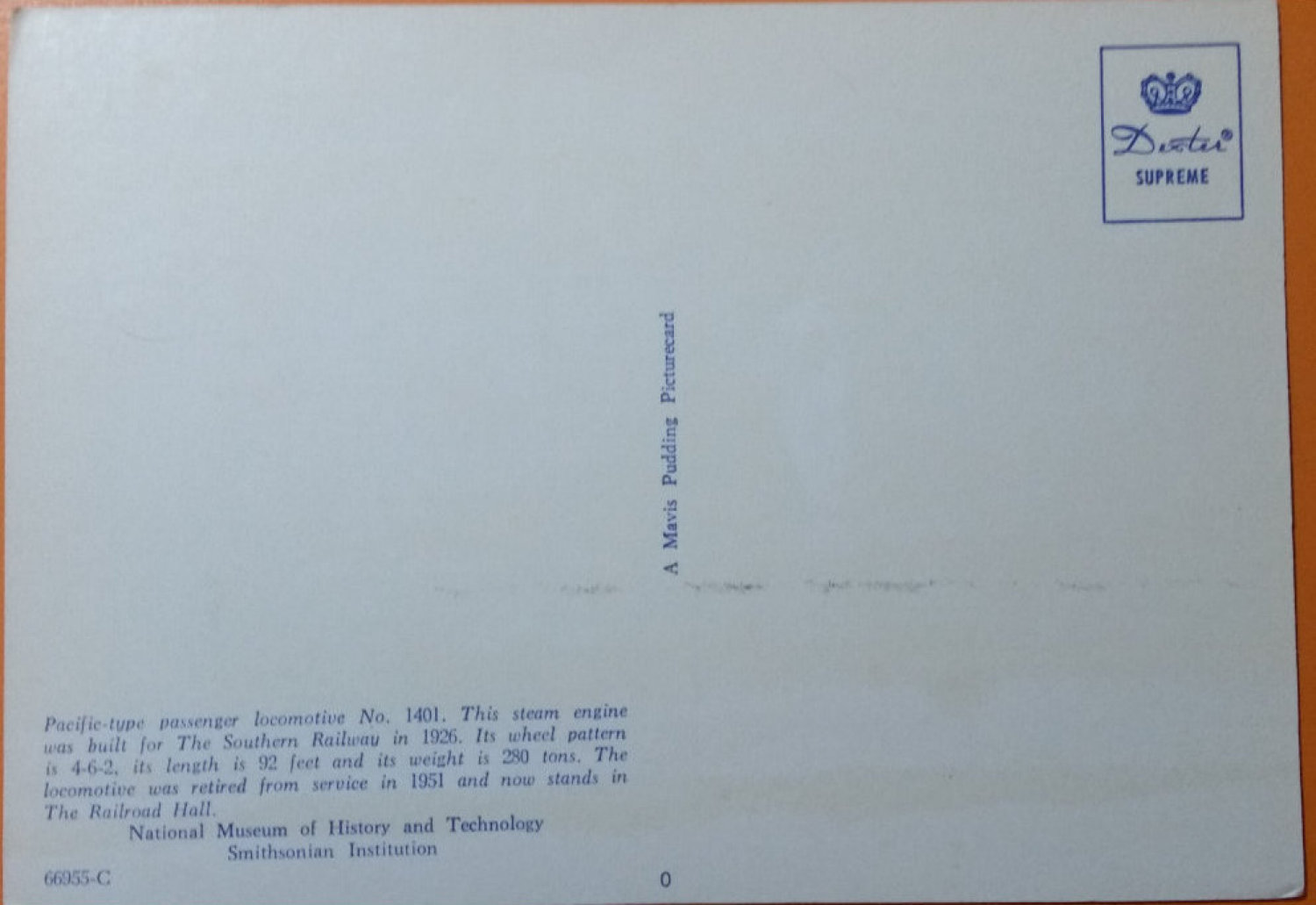 (image for) postcard TRAIN #0003