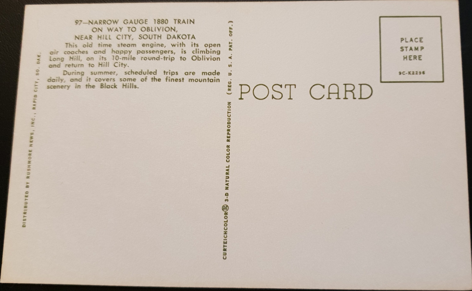 (image for) postcard TRAIN #0012