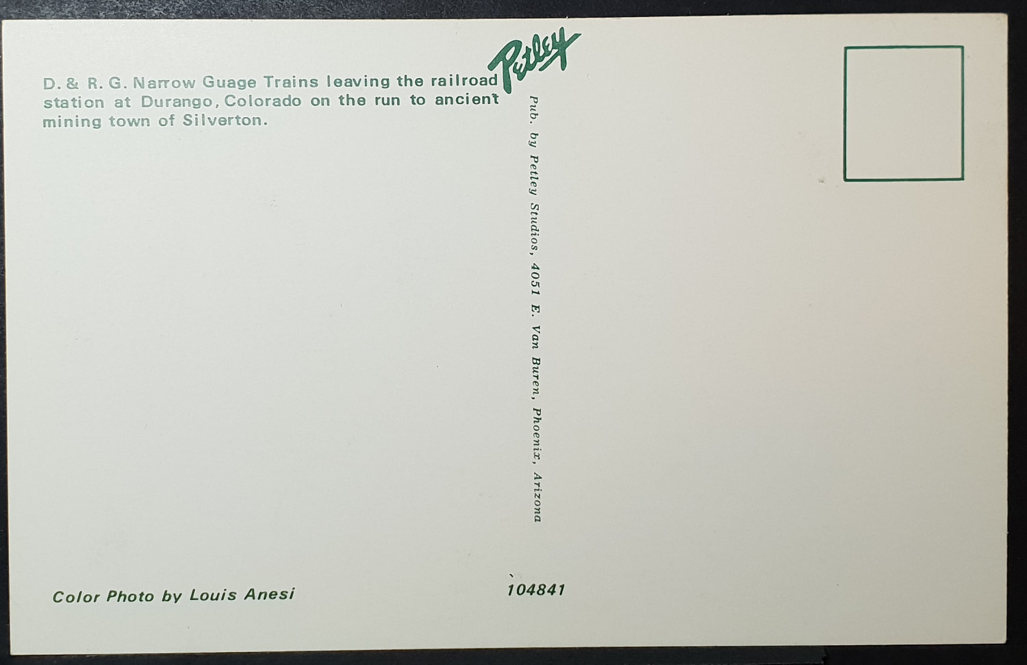 (image for) postcard TRAIN #0022