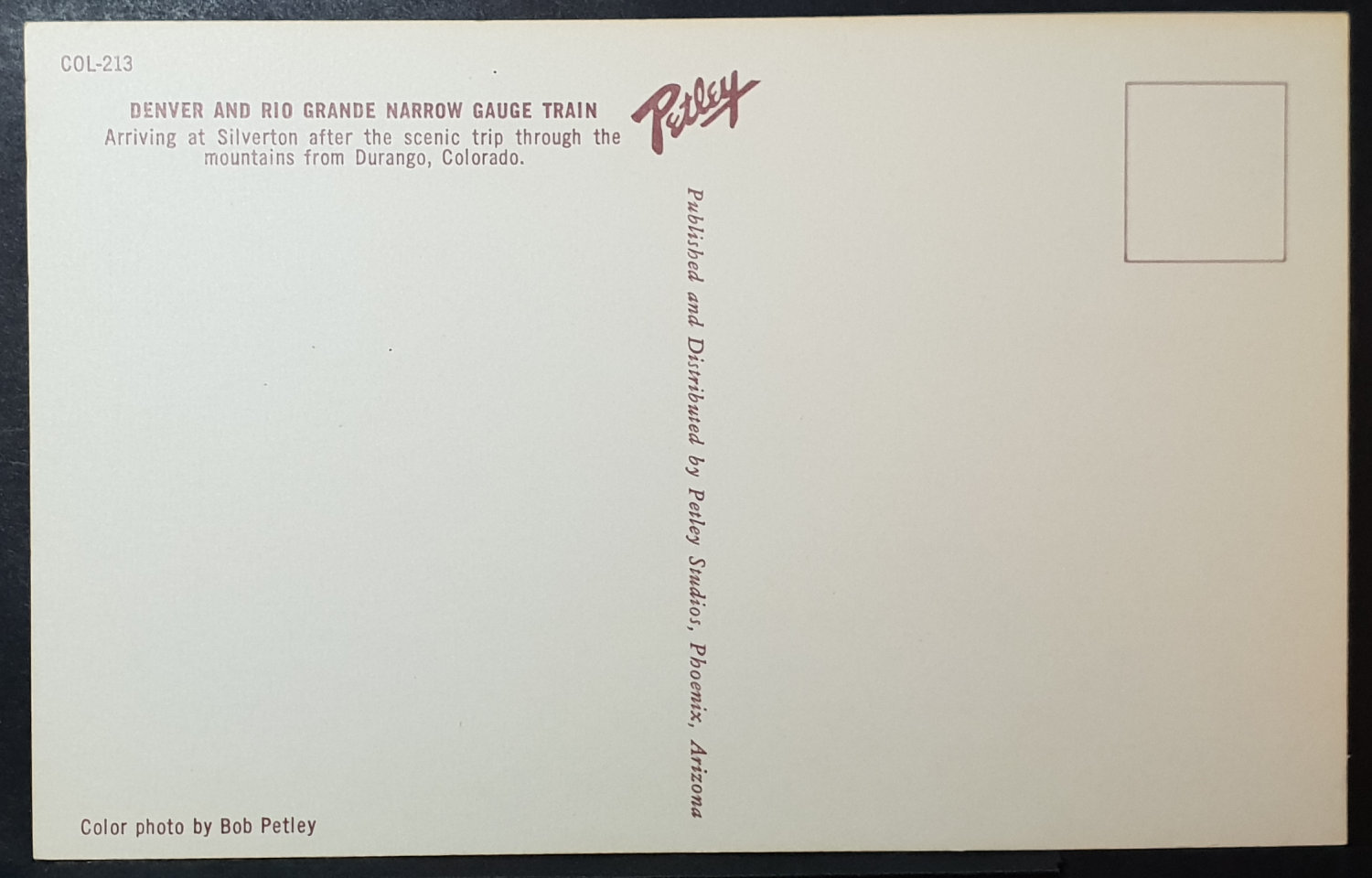 (image for) postcard TRAIN #0023