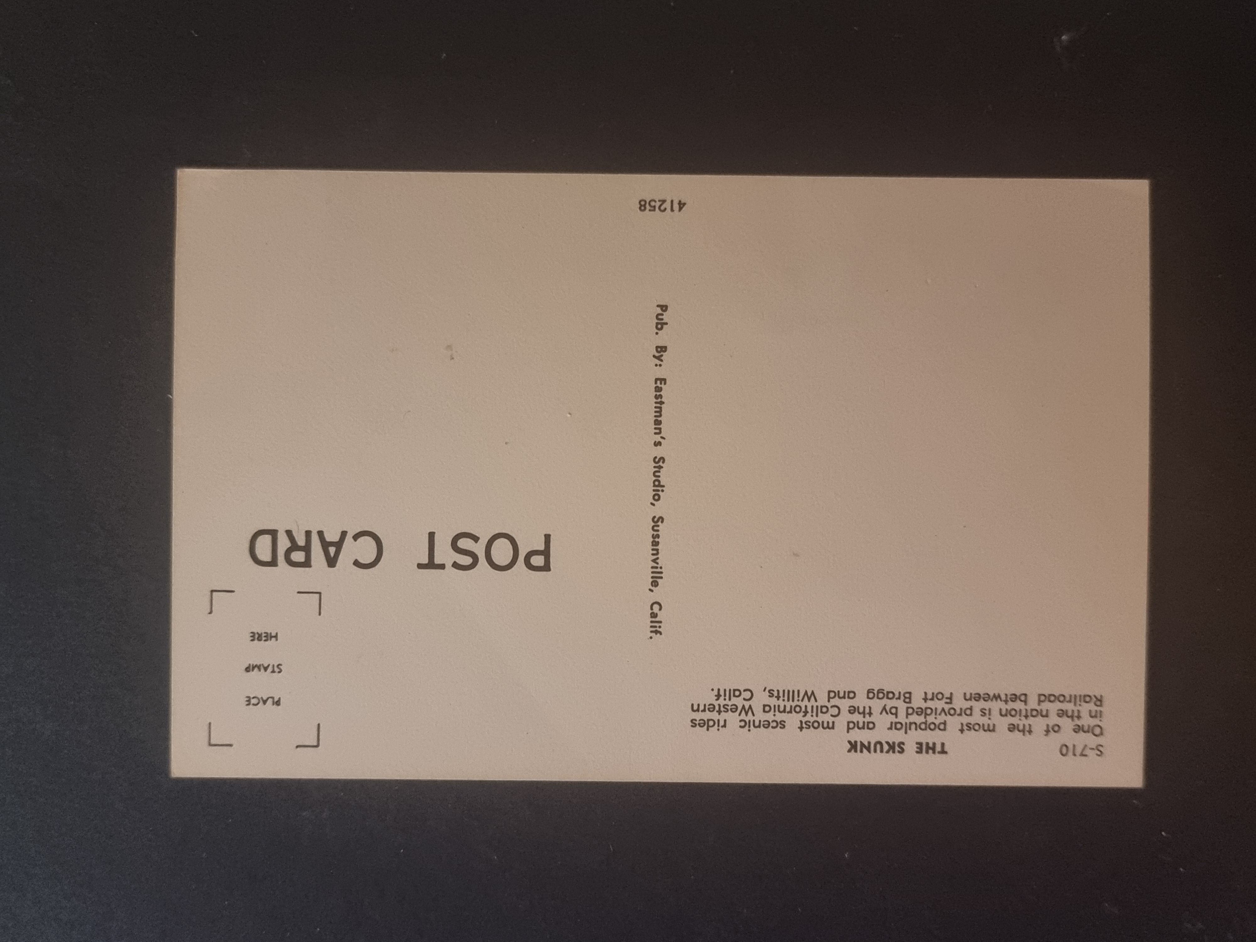 (image for) postcard TRAIN #0026